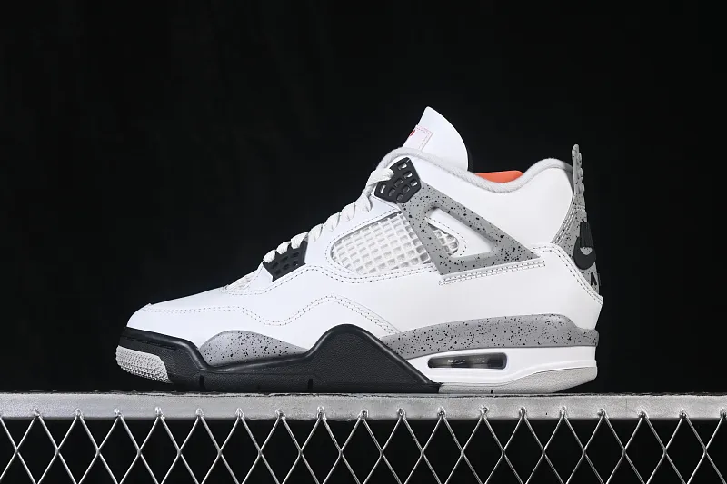 All categories Air Jordan Jordan series basketball shoes Air Jordan 4 LJR version Air Jordan 4 Retro "White Cement" AJ4 Joe 4 new white cement FV5029-100